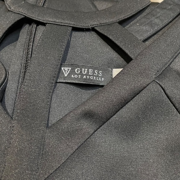 Guess Black Bodycon Cutout Cocktail Dress Size 4 - Picture 14 of 15